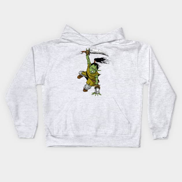 Anime Goblin Kids Hoodie by Hominid